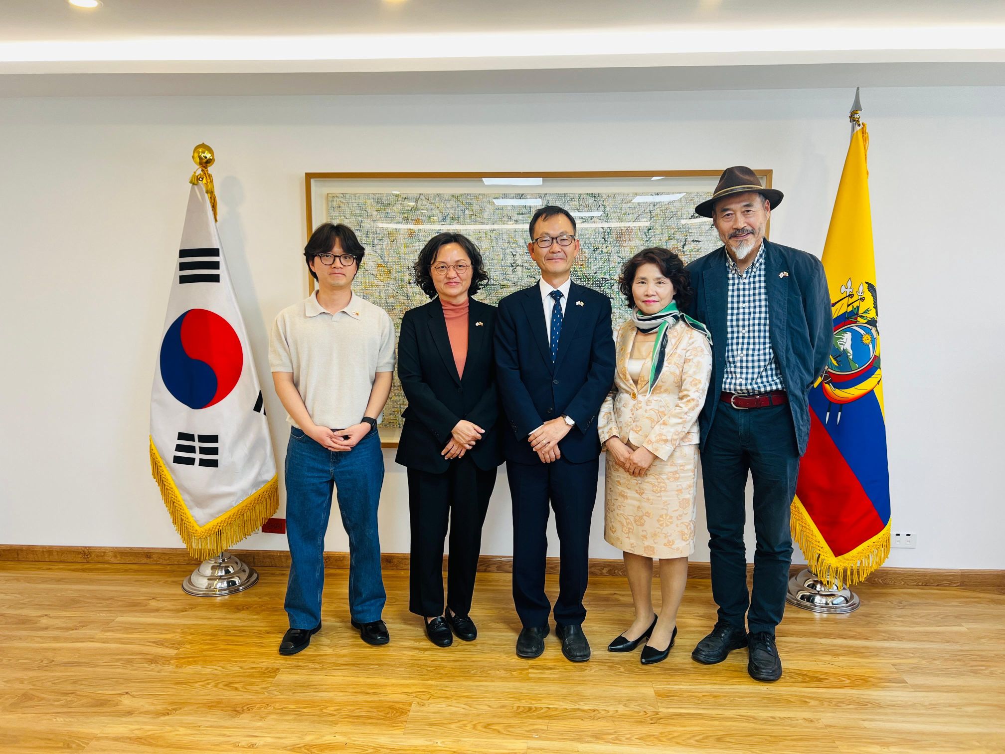 Reunión con los nuevos asesores y voluntarios de KOICA